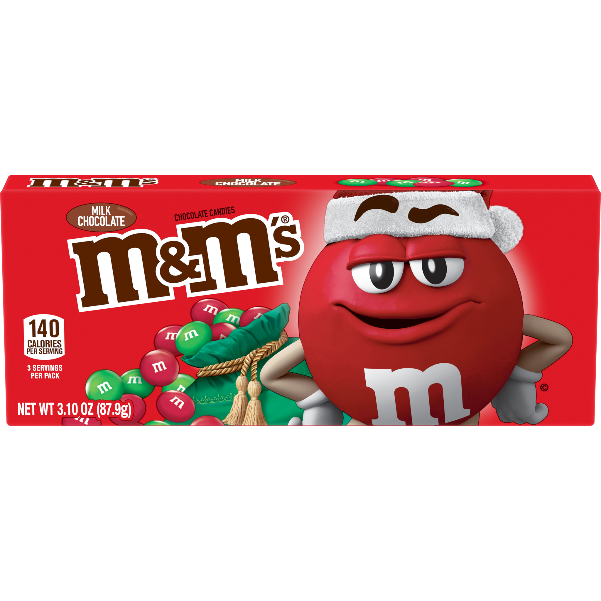 Dark Green Milk Chocolate M&M's Candy (5 Pound Bag)