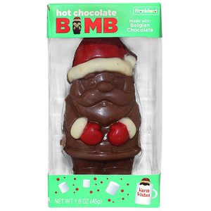Frankford Santa Figure Hot Chocolate Bomb 1.6 oz - Visit www.allcitycandy.com for great candy, service and delicious treats.