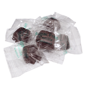 For fresh candy and great service, visit www.allcitycandy.com - Dutch Delight Sugar Free Vanilla Caramel 1 lb. Bulk Bag