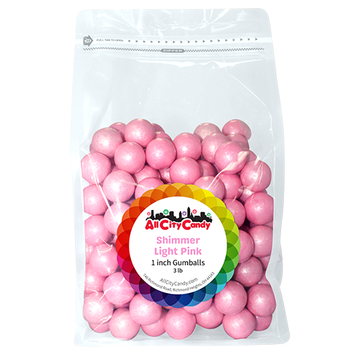All City Candy 1 Bright Pink Gumballs Bubble Gum Flavor 3 lb. Bulk Ba All City Candy 1 Bright Pink Gumballs Bubble Gum Flavor 3 lb. Bulk Ba