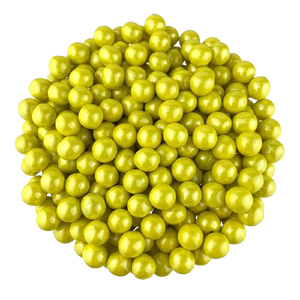 All City Candy Shimmer Yellow Sixlets Chocolate Candies - 2 LB Bulk Bag Bulk Unwrapped SweetWorks For fresh candy and great service, visit www.allcitycandy.com