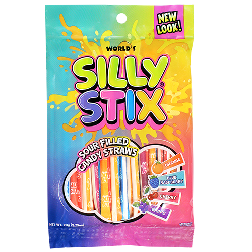 World's Silly Stix Straws 2.75 oz. Bag - All City Candy