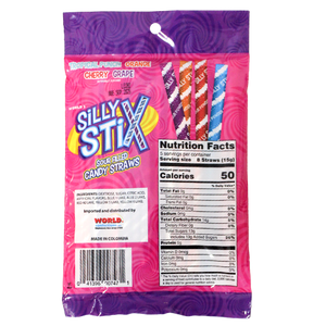 For fresh candy and great service, visit www.allcitycandy.com - World's Silly Stix Straws 2.75 oz. Bag