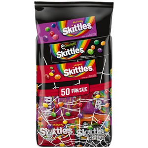 Skittles Halloween Variety Mix Funsize 50 count 26.35 oz. Bag - Visit www.allcitycandy.com for great candy and delicious treats!