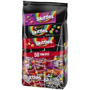 Skittles Halloween Variety Mix Funsize 50 count 26.35 oz. Bag - Visit www.allcitycandy.com for great candy and delicious treats!