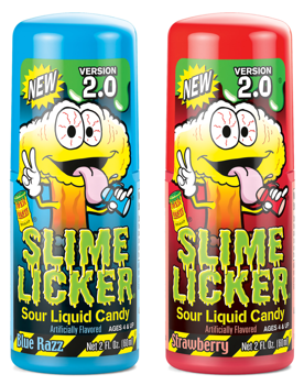 Slime LIcker 2.0 Sour Liquid Candy Assorted 2 oz.