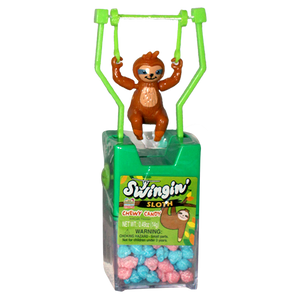 Kidsmania Swingin Sloth Chewy Candy 0.49 oz. - For fresh candy and great service, visit www.allcitycandy.com