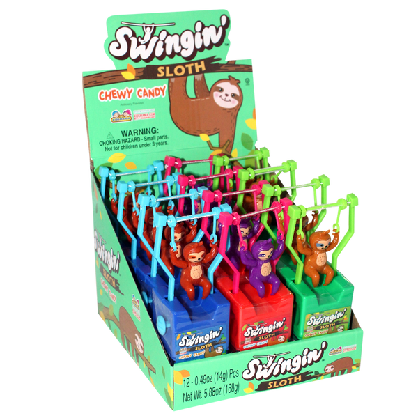 Kidsmania Swingin Sloth Chewy Candy 0.49 oz. - All City Candy