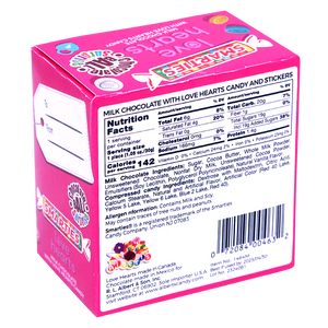 For fresh candy and great service, visit www.allcitycandy.com - Smarties Love Heart Chocolate Ball Surprise 1.05 oz. Box