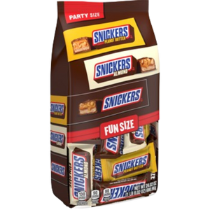 Snickers Fun Size Variety 24.02 oz. Party Size Bag - Visit www.allcitycandy.com for great candy and delicious treats!