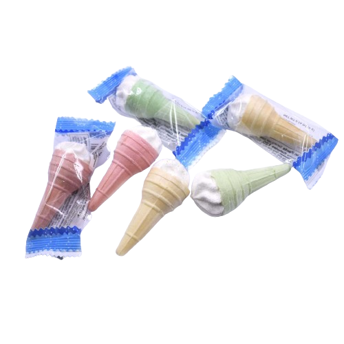 All City Candy Snow Cones Mallow Cones 48 Piece Box 6.77 oz. Novelty Albert's Candy For fresh candy and great service, visit www.allcitycandy.com
