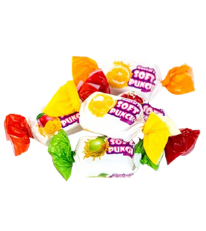 Gustaf's Soft Punch Fruit Chews 3.5 oz. Bag - Visit www.allcitycandy.com for great candy, service and delicious treats.