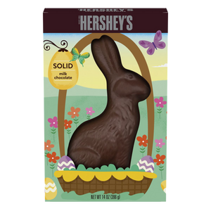 Hershey's Solid Milk Chocolate Bunny 14 oz. - Visit www.allcitycandy.com for great candy, service and delicious treats.