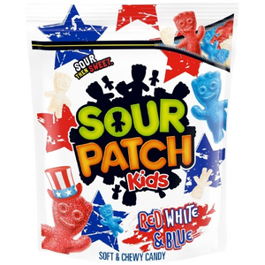 All City Candy Sour Patch Kids Red, White, & Blue - 1.8 lb. Bag Sour Mondelez International For fresh candy and great service, visit www.allcitycandy.com