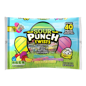 Sour Punch Easter Twists 40 Count 9 oz. Bag