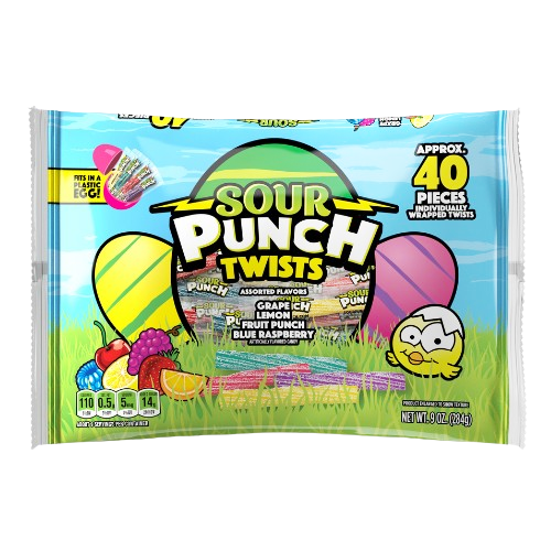 Sour Punch Easter Twists 40 Count 9 oz. Bag