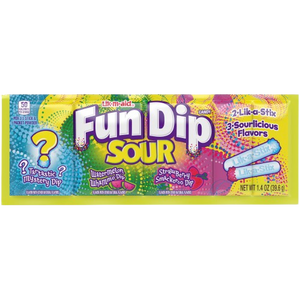 All City Candy Lik-m-aid Sour Fun Dip - 1.4-oz. Packet 1 Pack Powdered Candy Ferrara Candy Company For fresh candy and great service, visit www.allcitycandy.com