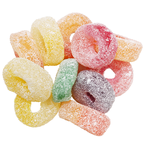 Sour Gummi Rings – Fruity, Tangy Candy Mix in Bulk 4.5 lb Bag - All ...