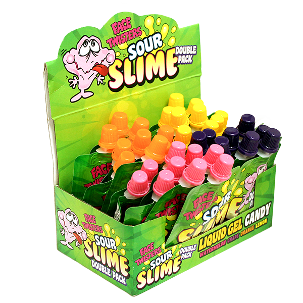 Face Twister Sour Slime Double Pack Series 2 Assorted 1.4 oz