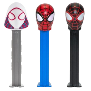 All City Candy PEZ- Spiderman Assortment - Blister Pack For fresh candy and great service, visit www.allcitycandy.com