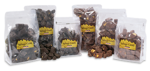 Dark Chocolate Sponge Candy - Bulk Bags - For fresh candy and great service, visit www.allcitycandy.com