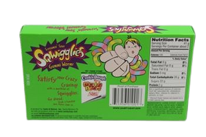 All City Candy Screamin' Sour Sqwigglies Gummi Worms - 3.5-oz. Theater Box Theater Boxes Taste of Nature Inc. For fresh candy and great service, visit www.allcitycandy.com