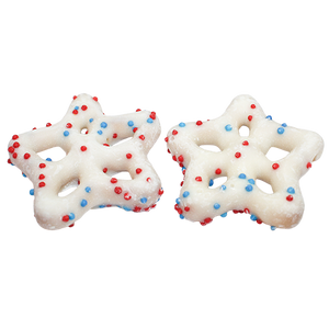 Yogurt Patriotic Star Pretzels - Visit www.allcitycandy.com for fresh candy and great service.