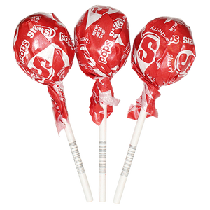 Starburst Pops Cherry Lollipop 2 lb. Bulk Bag - Visit www.allcitycandy.com for great candy, service and delicious treats.
