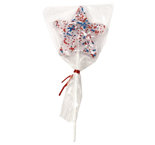 Sprinkle - Blast Star Lollipop 1.2 oz. - For fresh candy and great service, visit www.allcitycandy.com