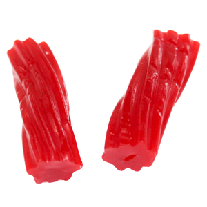 All City Candy Strawberry Licorice Twist Pieces 2 lb. Bulk Bag - For fresh candy and great service, visit www.allcitycandy.com