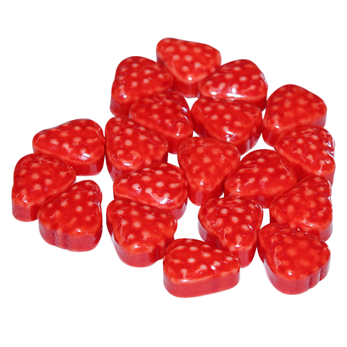 Strawberry Patch Dextrose Pressed Candy 3 lb. Bulk Bag - All City Candy