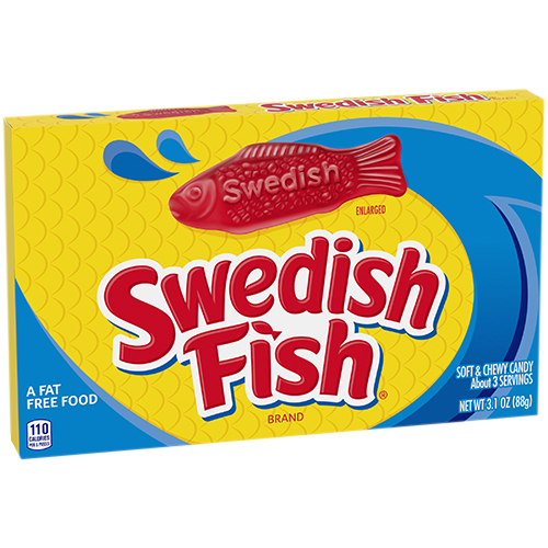 Swedish Fish Soft & Chewy Candy - 3.1-oz. Theater Box Swedish Fish Soft & Chewy Candy - 3.1-oz. Theater Box