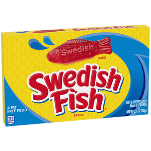 All City Candy Swedish Fish Soft & Chewy Candy - 3.1-oz. Theater Box 1 Box Theater Boxes Mondelez International For fresh candy and great service, visit www.allcitycandy.com