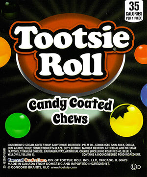 All City Candy Tootsie Roll Candy Coated Chews 3 lb. Bulk Bag- For fresh candy and great service, visit www.allcitycandy.com