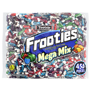 Tootsie Frooties Mega Mix 450 Count 50.06 oz. Bag - Visit www.allcitycandy.com for great candy, service and delicious treats.