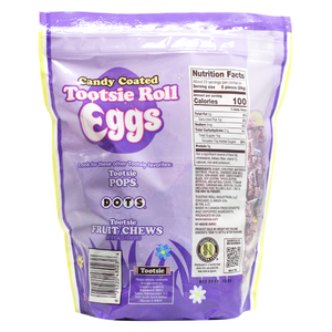 All City Candy Tootsie Roll Eggs Individually Wrapped - 23-oz. Resealable Bag Easter Tootsie Roll Industries For fresh candy and great service, visit www.allcitycandy.com