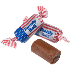 USA看板　TOOTSIE ROLLS Candy Retailer - Flag Tootsie Rolls - Patriotic Candy - Red