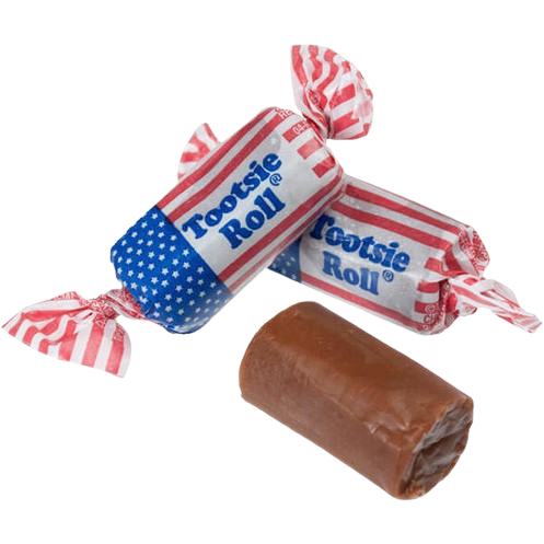 All City Candy American Flag Tootsie Roll Midgees - 3 LB Bulk Bag Bulk Wrapped Tootsie Roll Industries For fresh candy and great service, visit www.allcitycandy.com