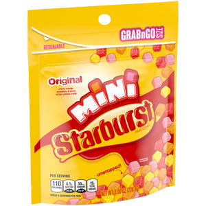 Starburst Mini Fruit Chews Unwrapped 8 oz. Bag