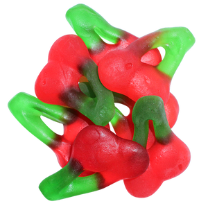 All City Candy Twin Cherries Gummy Candy 5 oz. Cup - For fresh candy and great service, visit www.allcitycandy.com