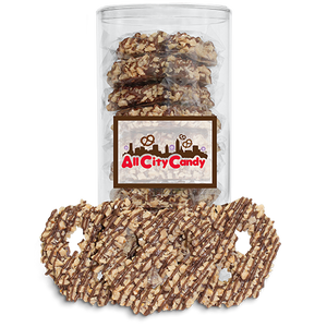 Milk Chocolate Hand Dipped Heath® Pretzel Twist 10 pc. Tube - Visit www.allcitycandy.com for great candy, service and delicious treats.