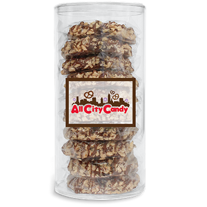 Milk Chocolate Hand Dipped Heath® Pretzel Twist 10 pc. Tube - Visit www.allcitycandy.com for great candy, service and delicious treats.