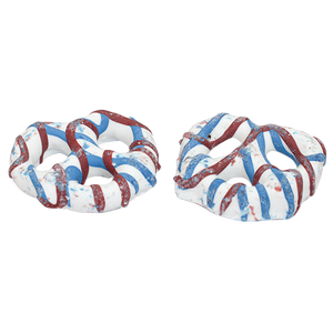 Patriotic Frosted Pretzels 3 lb. Bulk Bag - Visit www.allcitycandy.com for great candy, service and delicious treats.
