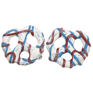 Patriotic Frosted Pretzels 3 lb. Bulk Bag - Visit www.allcitycandy.com for great candy, service and delicious treats.
