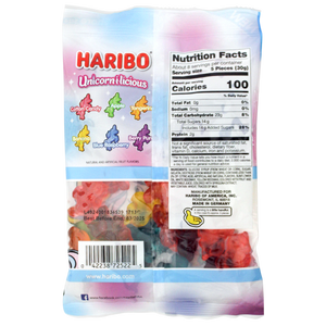 Haribo Unicorn-i-licioius Gummi Candy Bag - For fresh candy and great service, visit www.allcitycandy.com