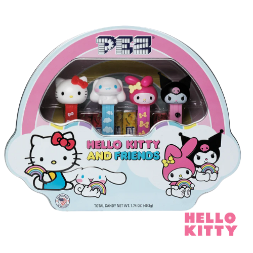 PEZ Hello Kitty and Friends 1.74 oz. Gift Set Tin - Discover www.allcitycandy.com for bulk candy, chocolates, gummies & seasonal sweets. Perfect for parties, gifts & everyday treats—shop your favorites now!