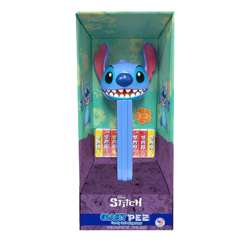 PEZ Disney Stitch Giant Pez Dispenser 1.74 oz. - Discover www.allcitycandy.com for bulk candy, chocolates, gummies & seasonal sweets. Perfect for parties, gifts & everyday treats—shop your favorites now!