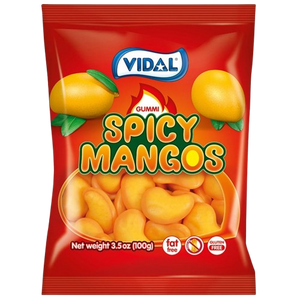 Vidal Gummi Spicy Mangos 3.5 oz. Bag