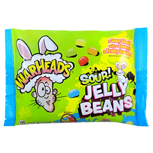 Warheads Easter Sour Jelly Beans 10 oz. Bag - Visit www.allcitycandy.com for great candy and delicious treats!