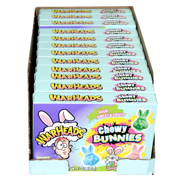 Warheads Chewy Bunnies 3 oz. Theater Box - All City Candy